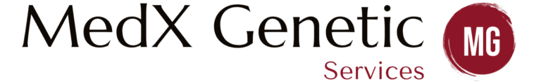 MedX Genetic Services | Horizontal Logo
